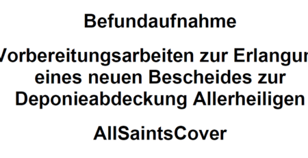 Titelseite des Endberichtes AllSaintsCover