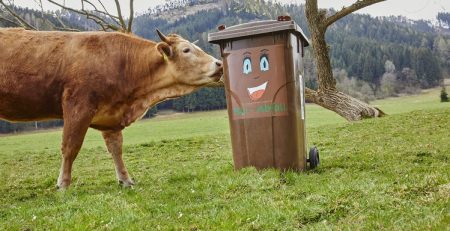 Großes Interesse an der sprechenden Biomülltonne "Tina" (c) C&G Pictures