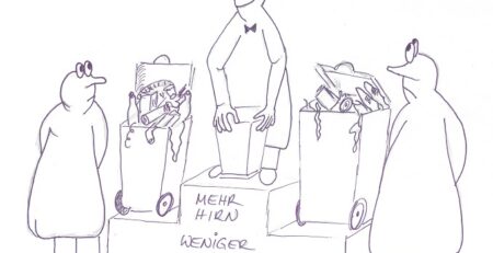 Cartoon über Abfallvermeidung (c) Christine Wellacher